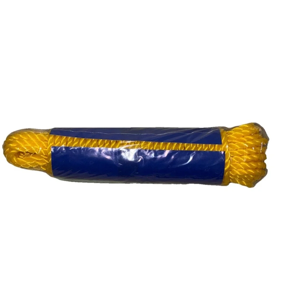 Polypro Rope Twisted Yellow T.W. Evans Cardage 1/4